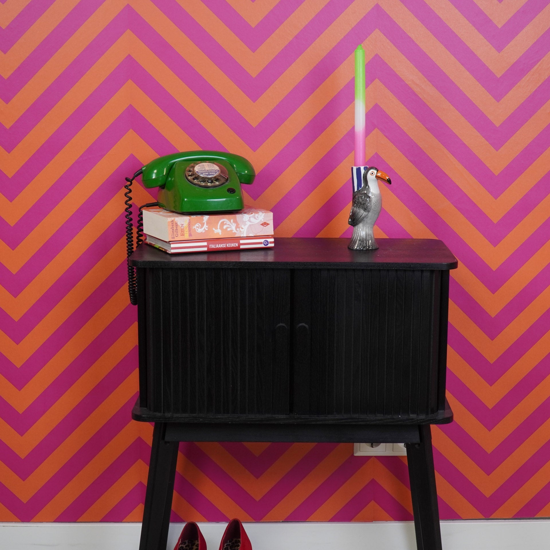 Tukaan - Violetne/Hall/Oranž - 8,5x7x16cm