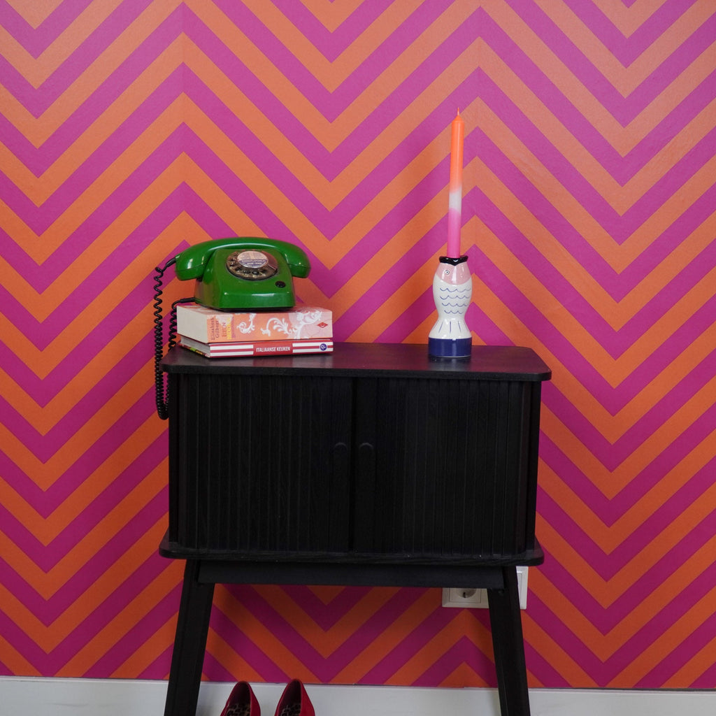 Kala - Sinine/Valge/Roosa - 7x7x16,5cm