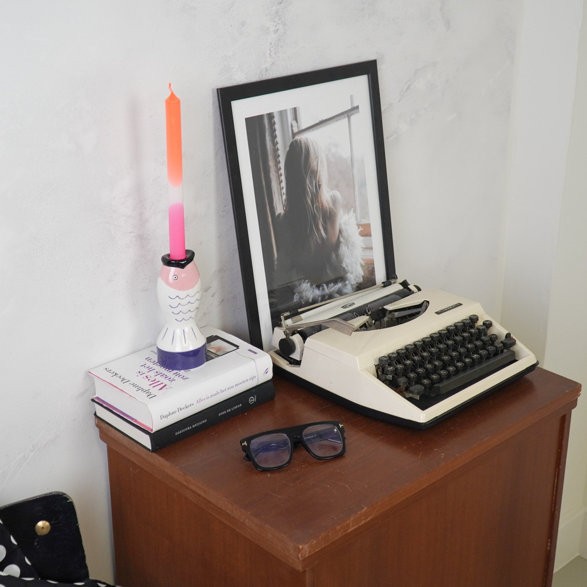 Kala - Sinine/Valge/Roosa - 7x7x16,5cm