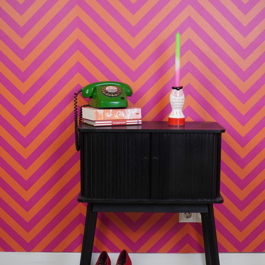 Kala - Punane/Valge/Roosa - 7x7x16,5cm