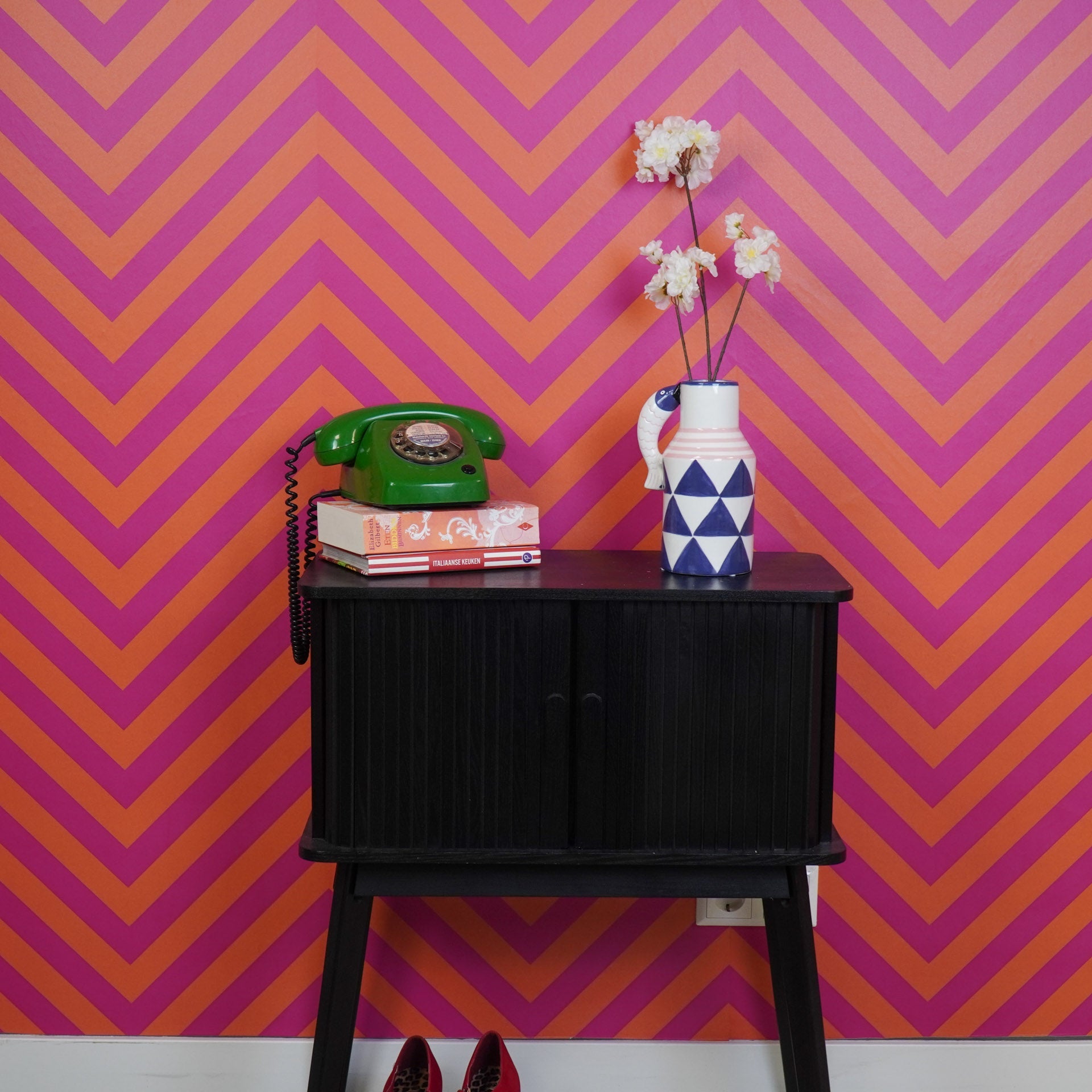 Kann Kalad - Sinine/Valge/Roosa - 14x11x21,5cm