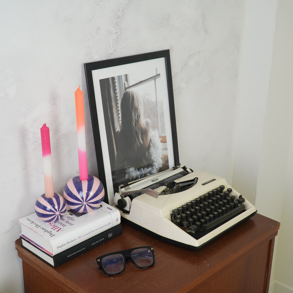 Swirl - Sinine/Roosa - 7x7x7cm