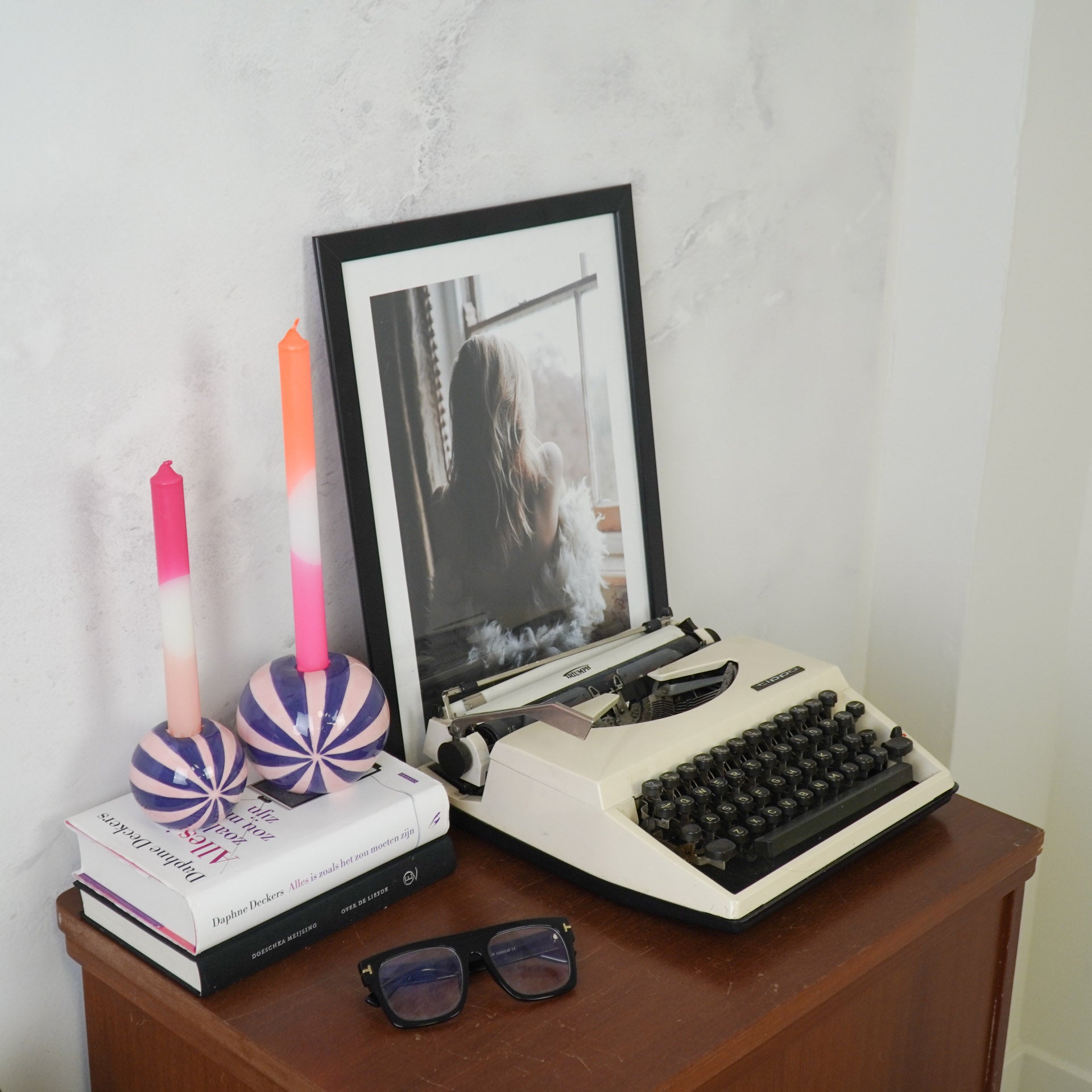 Swirl - Sinine/Roosa - 7x7x7cm