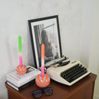 Swirl - Oranž/Lilla - 7x7x7cm