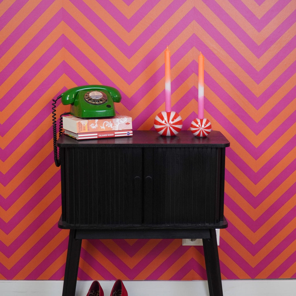 Swirl - Punane/Roosa - 10x10x10cm