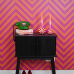 Swirl - Punane/Roosa - 10x10x10cm