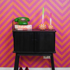 Küünlajalg - Candy Swirl - Oranž/Lilla - 10x10x10cm