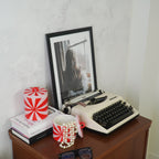 Dekoratiivpurk - Swirl - Punane/Roosa - 11x11x11,5cm