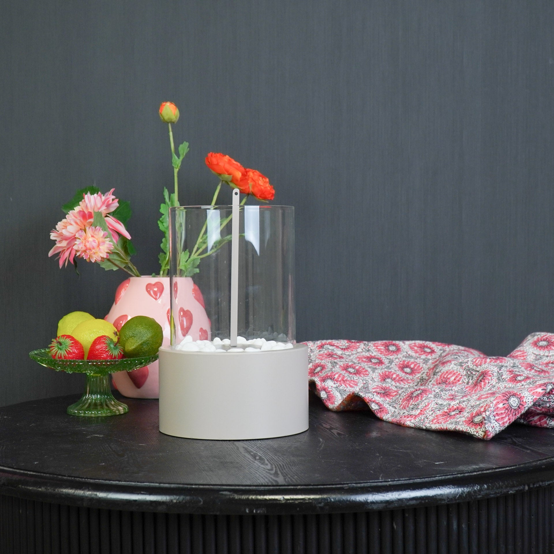 Lauakamin - hallikaspruun - 18x18x26,5cm