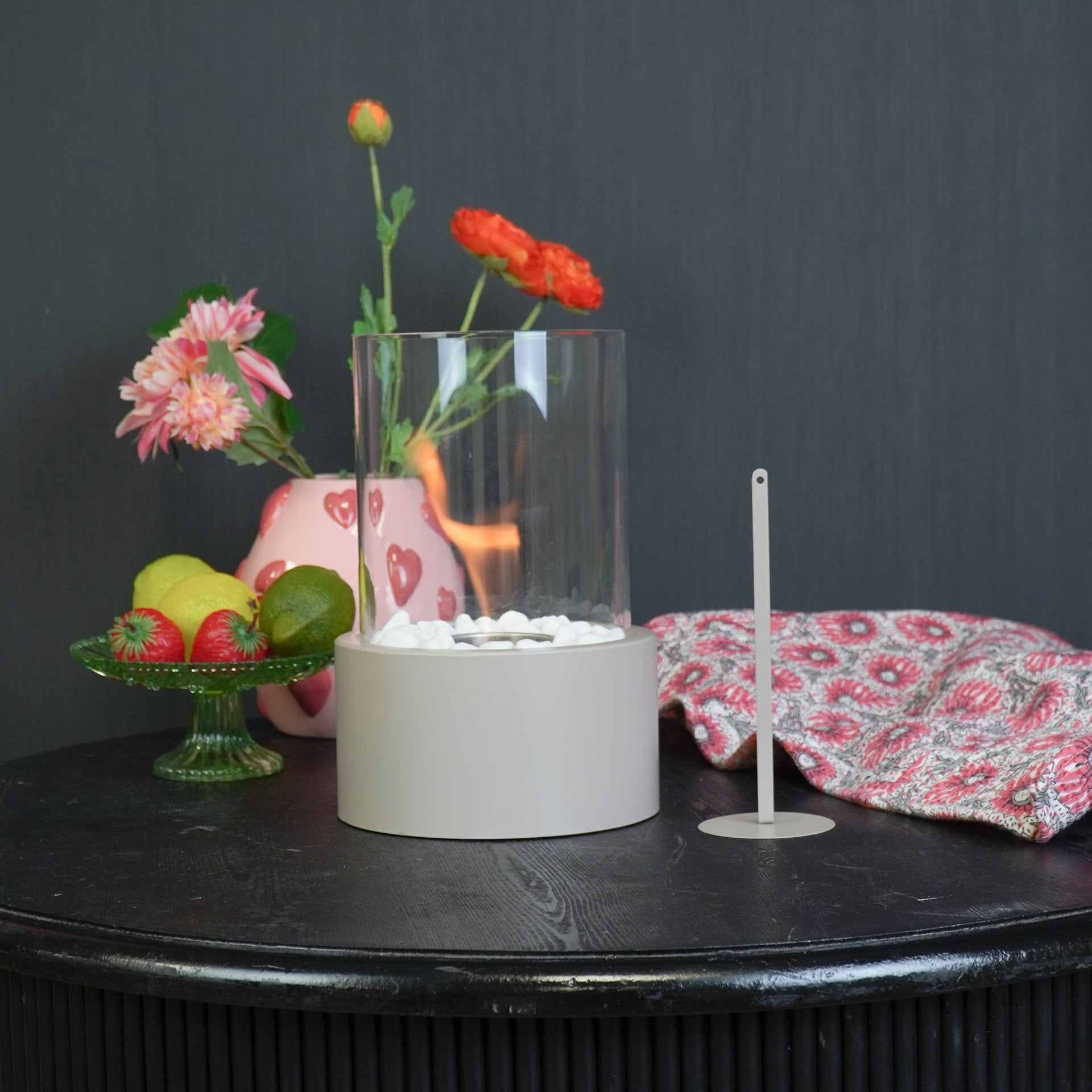 Lauakamin - hallikaspruun - 18x18x26,5cm