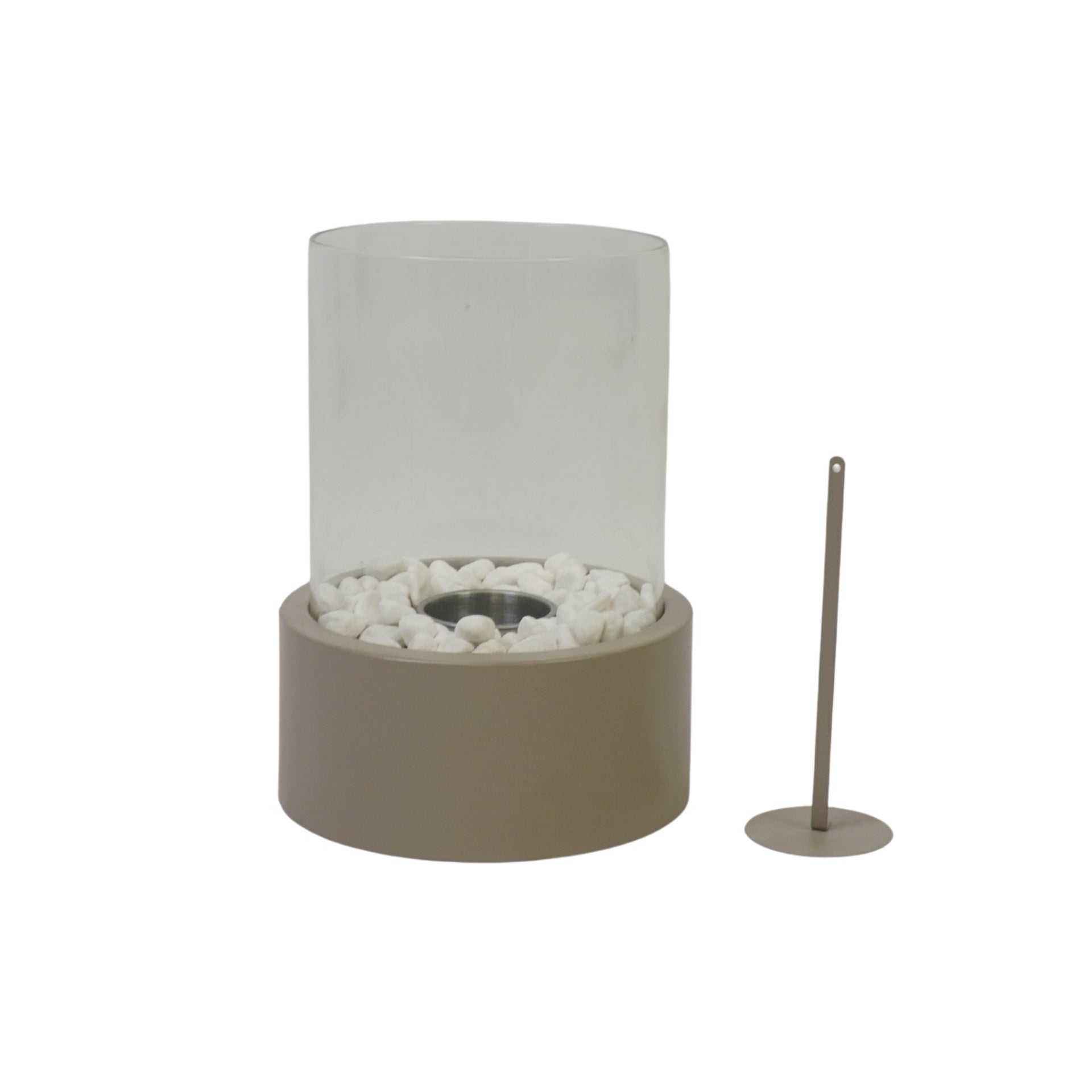 Lauakamin - hallikaspruun - 21x21x28cm