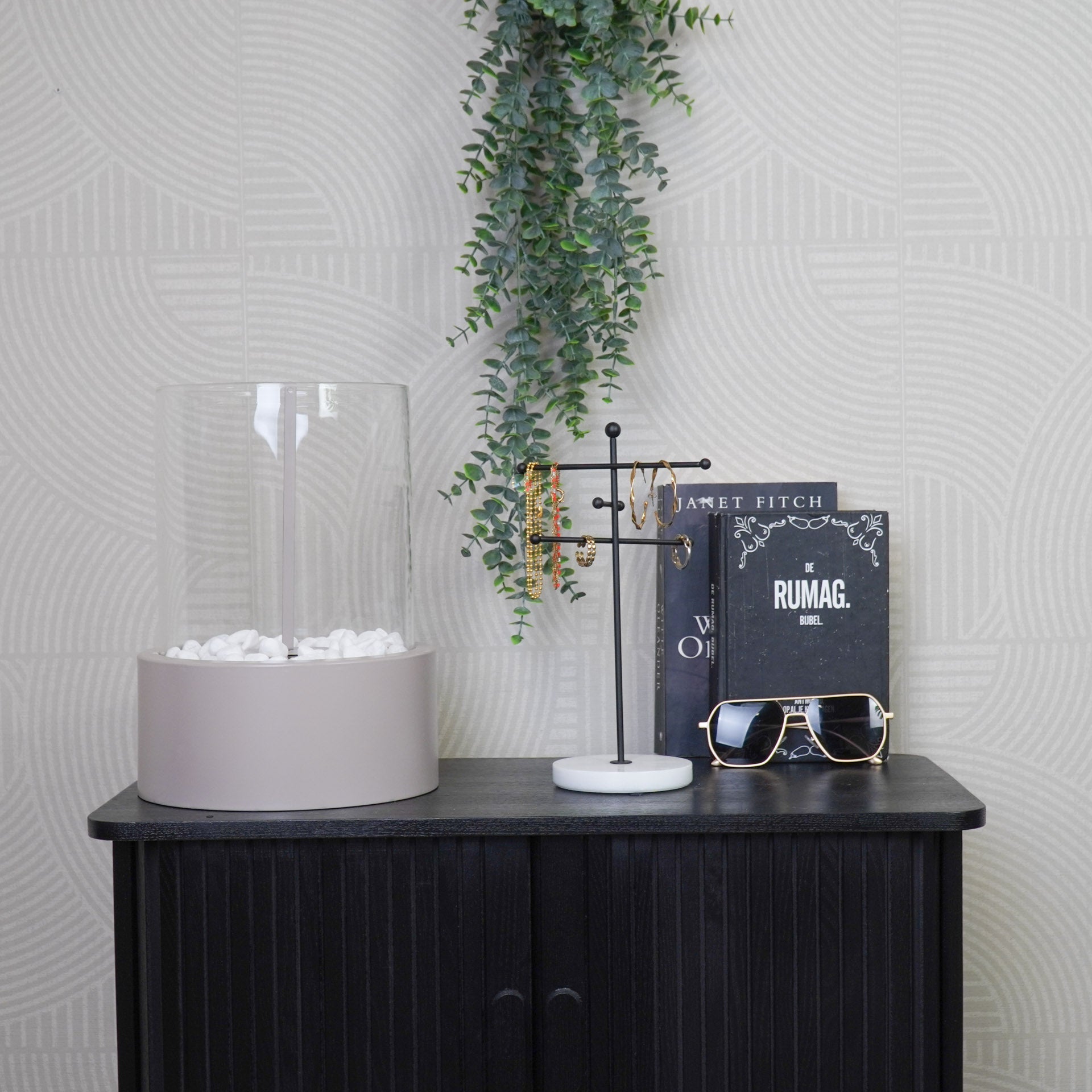 Lauakamin - hallikaspruun - 21x21x28cm