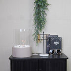 Lauakamin - hallikaspruun - 21x21x28cm