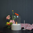 Lauakamin - hallikaspruun - 21x21x28cm